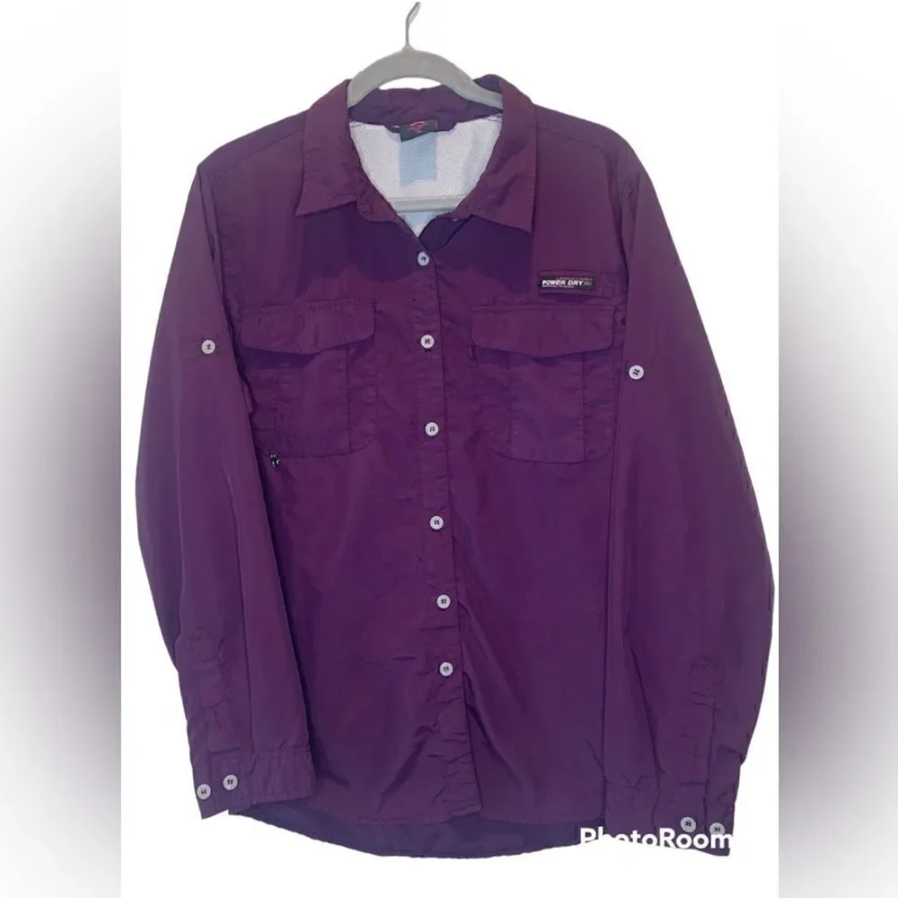 Little Donkey Andy Men's Purple Long-Sleeve Button-Down Shirt Size XL - Picture 1 of 5